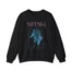 Mitski Mountain Laurel Raglan Unisex Heavy Blend™ Crewneck Sweatshirt Black
