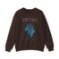Mitski Mountain Laurel Raglan Unisex Heavy Blend™ Crewneck Sweatshirt Dark Chocolate