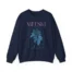 Mitski Mountain Laurel Raglan Unisex Heavy Blend™ Crewneck Sweatshirt Navy