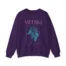 Mitski Mountain Laurel Raglan Unisex Heavy Blend™ Crewneck Sweatshirt Purple
