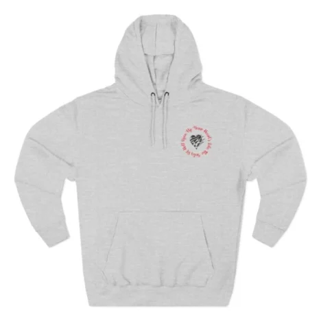 Mitski Open Your Heart Three-Panel Fleece Hoodie Heather Grey Mitski Open Your Heart Three-Panel Fleece Hoodie Heather Grey