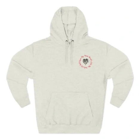 Mitski Open Your Heart Three-Panel Fleece Hoodie Oatmeal Heather Mitski Open Your Heart Three-Panel Fleece Hoodie Oatmeal Heather