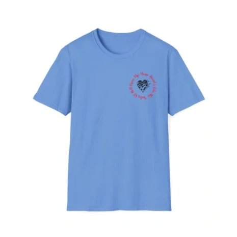 Mitski Open Your Heart Unisex Softstyle T-Shirt Carolina Blue Mitski Open Your Heart Unisex Softstyle T-Shirt Carolina Blue