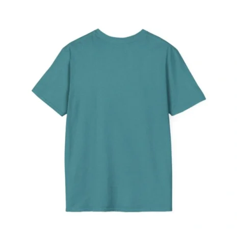 Mitski Open Your Heart Unisex Softstyle T-Shirt Heather Galapagos Blue Back Side Mitski Open Your Heart Unisex Softstyle T-Shirt Heather Galapagos Blue Back Side