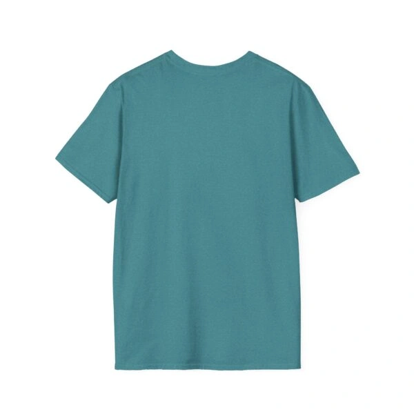 Mitski Open Your Heart Unisex Softstyle T-Shirt Heather Galapagos Blue Back Side