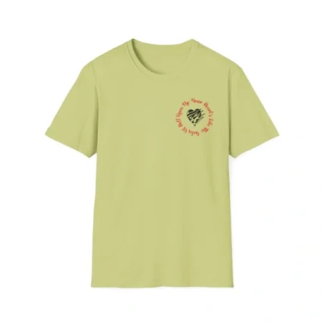 Mitski Open Your Heart Unisex Softstyle T-Shirt Pistachio Mitski Open Your Heart Unisex Softstyle T-Shirt Pistachio