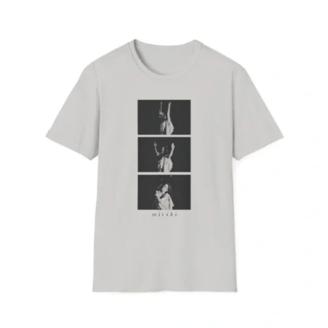 Mitski Photo Sequence Unisex Softstyle T-Shirt Ice Grey Mitski Photo Sequence Unisex Softstyle T-Shirt Ice Grey