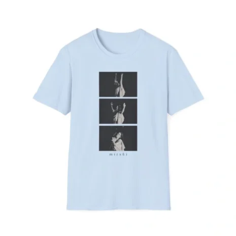 Mitski Photo Sequence Unisex Softstyle T-Shirt Light Blue Mitski Photo Sequence Unisex Softstyle T-Shirt Light Blue