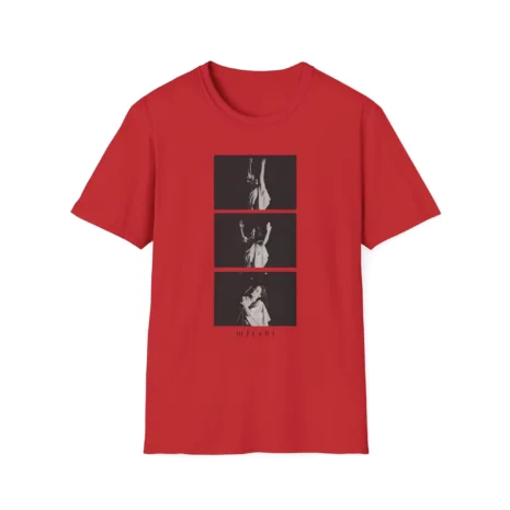 Mitski Photo Sequence Unisex Softstyle T-Shirt Red Mitski Photo Sequence Unisex Softstyle T-Shirt Red