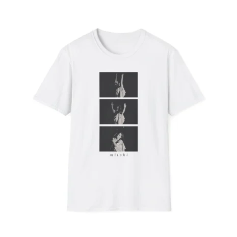 Mitski Photo Sequence Unisex Softstyle T-Shirt White Mitski Photo Sequence Unisex Softstyle T-Shirt White