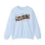 Mitski Postcard Unisex Heavy Blend™ Crewneck Sweatshirt Light Blue