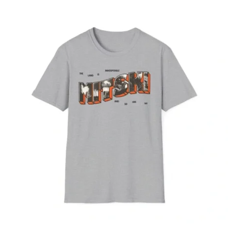 Mitski Postcard Unisex Softstyle T-Shirt Sport Grey