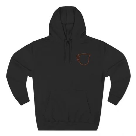 Mitski Shards Stonewash Three-Panel Fleece Hoodie Black Mitski Shards Stonewash Three-Panel Fleece Hoodie Black