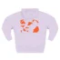Mitski Shards Stonewash Three-Panel Fleece Hoodie Lilac Back Side