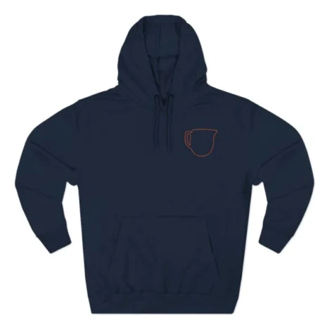 Mitski Shards Stonewash Three-Panel Fleece Hoodie Navy Mitski Shards Stonewash Three-Panel Fleece Hoodie Navy
