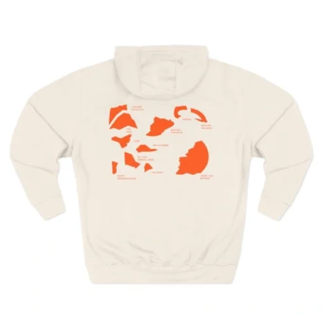 Mitski Shards Stonewash Three-Panel Fleece Hoodie Sandshell Back Side Mitski Shards Stonewash Three-Panel Fleece Hoodie Sandshell Back Side