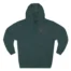 Mitski Shards Stonewash Three-Panel Fleece Hoodie Sports Green