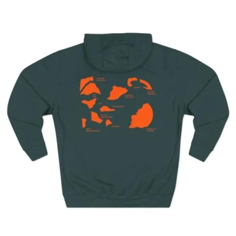 Mitski Shards Stonewash Three-Panel Fleece Hoodie Sports Green Back Side Mitski Shards Stonewash Three-Panel Fleece Hoodie Sports Green Back Side