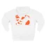 Mitski Shards Stonewash Three-Panel Fleece Hoodie White Back Side