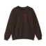 Mitski Shards Stonewash Unisex Heavy Blend™ Crewneck Sweatshirt Dark Chocolate