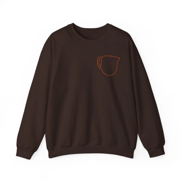 Mitski Shards Stonewash Unisex Heavy Blend™ Crewneck Sweatshirt Dark Chocolate