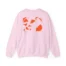 Mitski Shards Stonewash Unisex Heavy Blend™ Crewneck Sweatshirt Light Pink Back Side