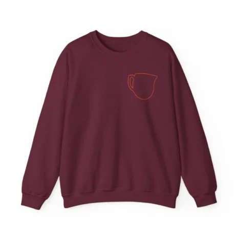 Mitski Shards Stonewash Unisex Heavy Blend™ Crewneck Sweatshirt Maroon Mitski Shards Stonewash Unisex Heavy Blend™ Crewneck Sweatshirt Maroon