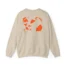 Mitski Shards Stonewash Unisex Heavy Blend™ Crewneck Sweatshirt Sand Back Side
