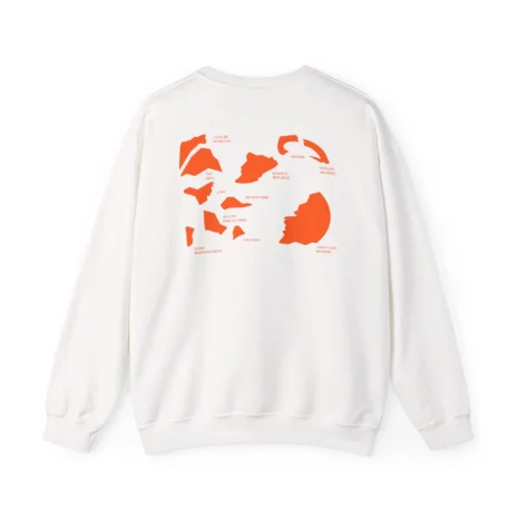 Mitski Shards Stonewash Unisex Heavy Blend™ Crewneck Sweatshirt White Back Side Mitski Shards Stonewash Unisex Heavy Blend™ Crewneck Sweatshirt White Back Side