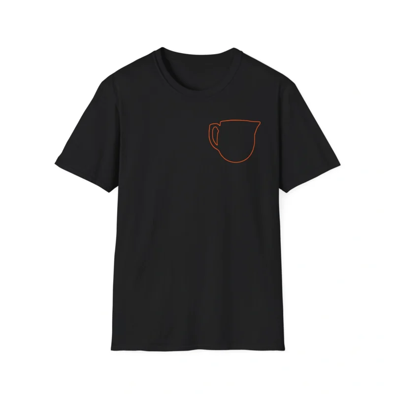 Mitski Shards Stonewash Unisex Softstyle T-Shirt Black