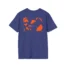 Mitski Shards Stonewash Unisex Softstyle T-Shirt Metro Blue Back Side