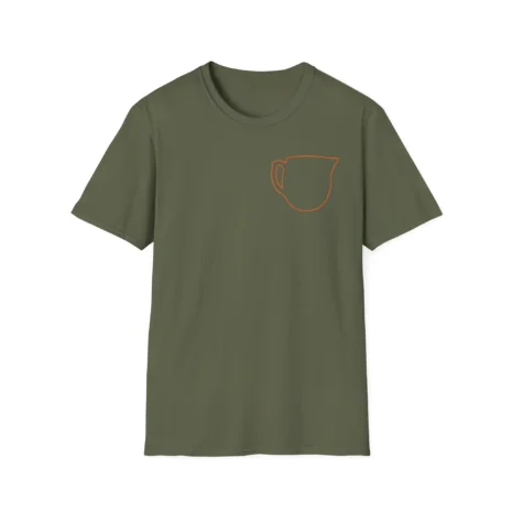 Mitski Shards Stonewash Unisex Softstyle T-Shirt Military Green Mitski Shards Stonewash Unisex Softstyle T-Shirt Military Green