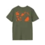 Mitski Shards Stonewash Unisex Softstyle T-Shirt Military Green Back Side