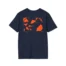 Mitski Shards Stonewash Unisex Softstyle T-Shirt Navy Back Side