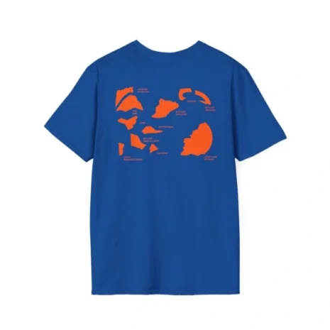 Mitski Shards Stonewash Unisex Softstyle T-Shirt Royal Back Side Mitski Shards Stonewash Unisex Softstyle T-Shirt Royal Back Side