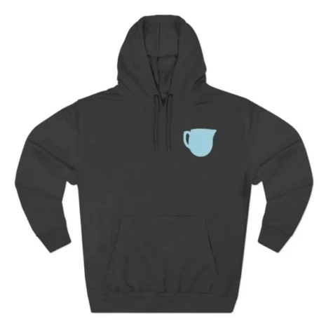 Mitski Shards Three-Panel Fleece Hoodie Charcoal Heather Mitski Shards Three-Panel Fleece Hoodie Charcoal Heather