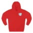 Mitski Shards Three-Panel Fleece Hoodie Red