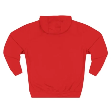 Mitski Shards Three-Panel Fleece Hoodie Red Back Side Mitski Shards Three-Panel Fleece Hoodie Red Back Side