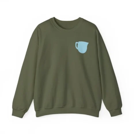 Mitski Shards Unisex Heavy Blend™ Crewneck Sweatshirt Military Green Mitski Shards Unisex Heavy Blend™ Crewneck Sweatshirt Military Green