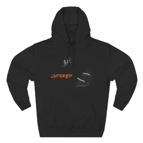 Mitski Slipcase Stonewash Three-Panel Fleece Hoodie Black