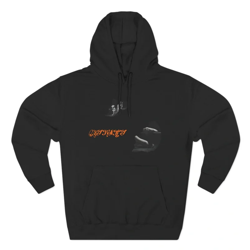 Mitski Slipcase Stonewash Three-Panel Fleece Hoodie Black