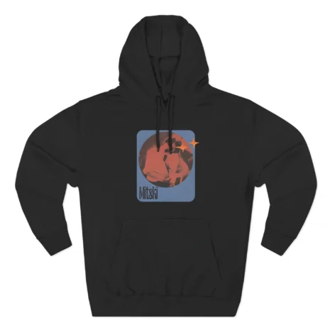 Mitski Stars Retro Three-Panel Fleece Hoodie Black Mitski Stars Retro Three-Panel Fleece Hoodie Black