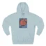 Mitski Stars Retro Three-Panel Fleece Hoodie Blue Mist