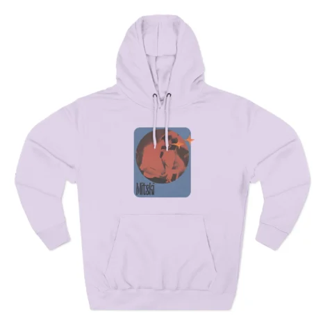 Mitski Stars Retro Three-Panel Fleece Hoodie Lilac Mitski Stars Retro Three-Panel Fleece Hoodie Lilac