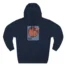 Mitski Stars Retro Three-Panel Fleece Hoodie Navy