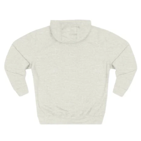 Mitski Stars Retro Three-Panel Fleece Hoodie Oatmeal Heather Back Side Mitski Stars Retro Three-Panel Fleece Hoodie Oatmeal Heather Back Side