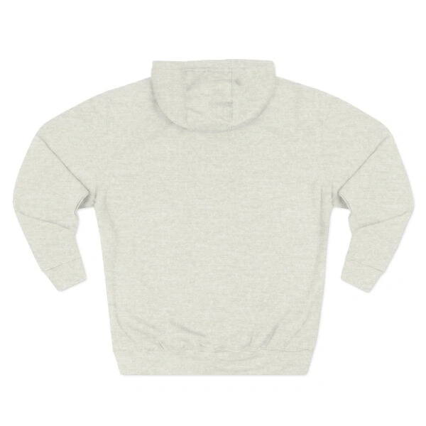 Mitski Stars Retro Three-Panel Fleece Hoodie Oatmeal Heather Back Side