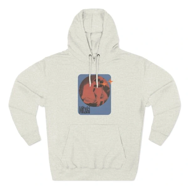 Mitski Stars Retro Three-Panel Fleece Hoodie Oatmeal Heather