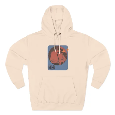 Mitski Stars Retro Three-Panel Fleece Hoodie Pale Pink Mitski Stars Retro Three-Panel Fleece Hoodie Pale Pink