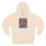 Mitski Stars Retro Three-Panel Fleece Hoodie Pale Pink